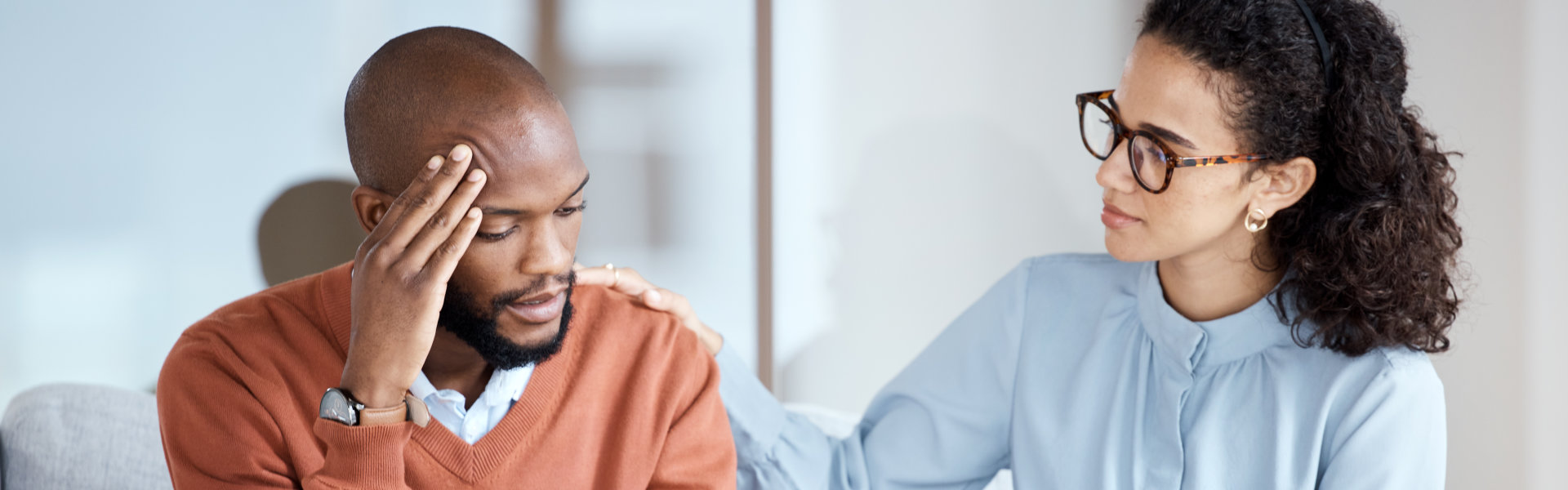 two person talking